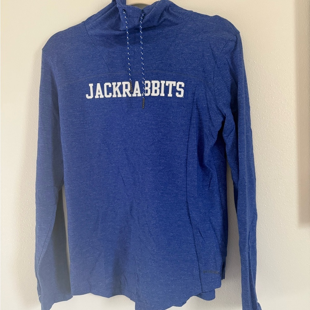Women’s SDSU Jackrabbits Columbia Blue Sweatshirt with White Print Size M